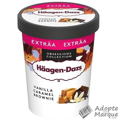 Häagen-Dazs Crème glacée Vanilla, Caramel & Brownie Le pot de 650ML