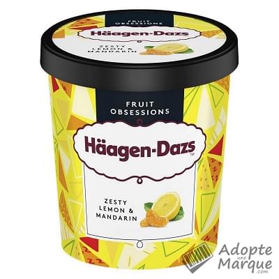 Häagen-Dazs Fruit Obsessions - Sorbet - Citron & Mandarine Le pot de 460ML