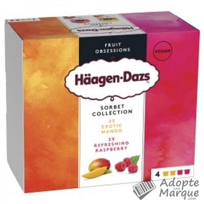 Häagen-Dazs MiniCups - Sorbet Collection Les 4 pots de 95ML