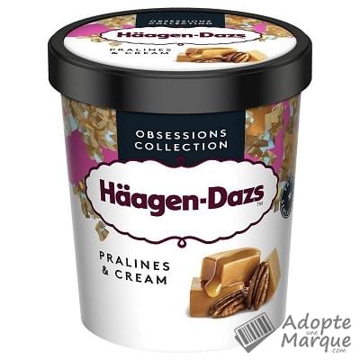 Häagen-Dazs Obsessions Collection - Crème glacée - Pralines & Cream Le pot de 460ML