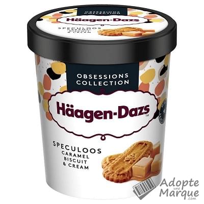 Häagen-Dazs Obsessions Collection - Crème glacée - Speculoos caramel biscuit & Cream Le pot de 460ML