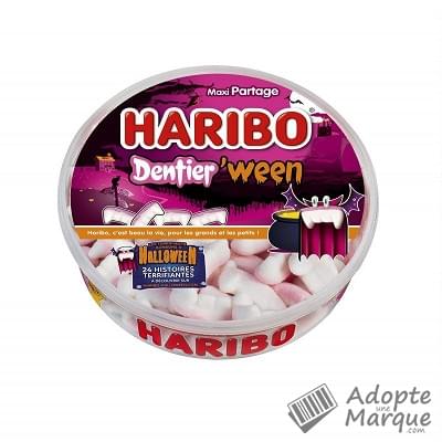 Haribo Bonbons Dentier'ween  La boîte de 750G
