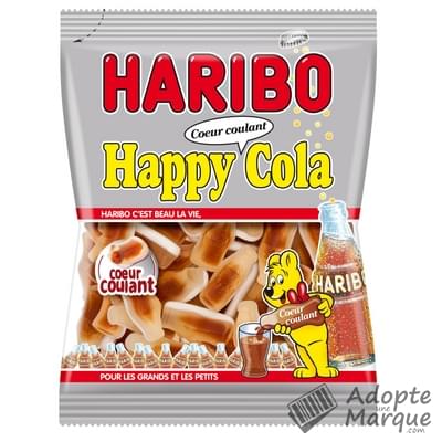 Haribo Bonbons Happy Cola Cœur coulant Le sachet de 220G