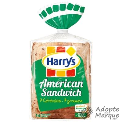 Harry's American Sandwich - Pain de mie 7 Céréales Le paquet de 550G
