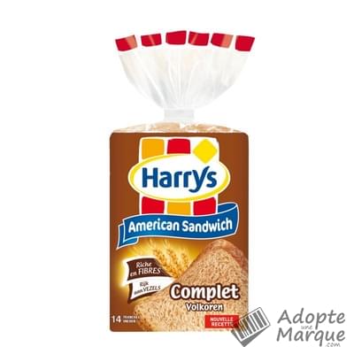 Harry's American Sandwich - Pain de mie Complet Le paquet de 600G