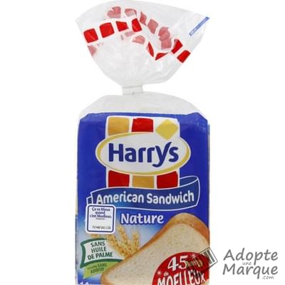 Harry's American Sandwich - Pain de mie Nature Le paquet de 550G