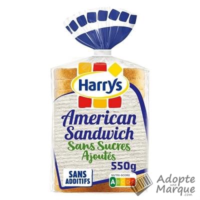 Harry's American Sandwich - Pain de mie Nature Sans sucres ajoutés Le paquet de 550G