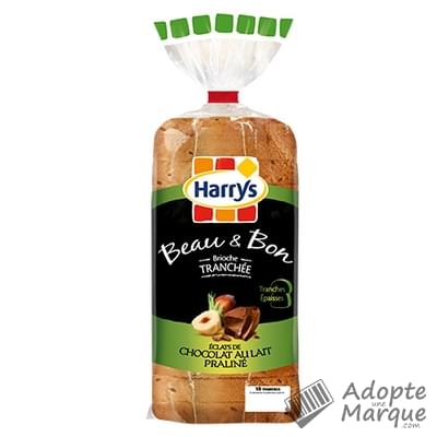 Harry's Beau & Bon - Brioche tranchée Eclats de Chocolat Le paquet de 500G