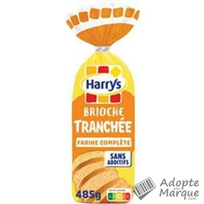 Harry's Brioche Tranchée à la farine complète Le paquet de 485G