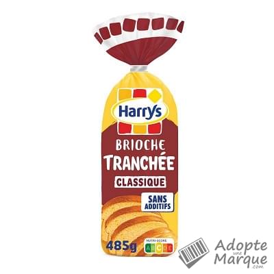 Harry's Brioche Tranchée Nature Le paquet de 485G