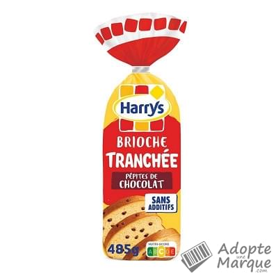 Harry's Brioche Tranchée aux pépites de chocolat Le paquet de 485G