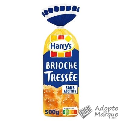 Harry's Brioche Tressée au sucre perlé Le paquet de 500G