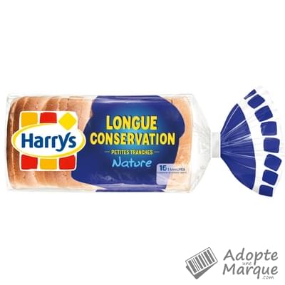 Harry's Longue Conservation - Pain de mie Nature Le paquet de 250G