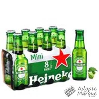 Heineken Bière blonde - 5,0% vol. Les 24 bouteilles de 15CL