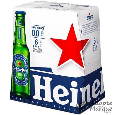 Heineken Bière Blonde Sans Alcool Les 6 bouteilles de 25CL
