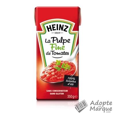 Heinz Pulpe de Tomates Fine La brique de 350G