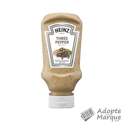 Heinz Sauce 3 Peppers Le flacon Top Down de 220G