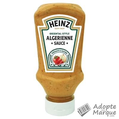 Heinz Sauce Algérienne Le flacon Top Down de 220G