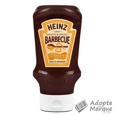 Heinz Sauce Barbecue Sweet Le flacon de 500G
