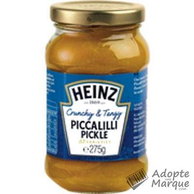 Heinz Sauce Condiment Piccalilli Pickle Le bocal de 275G