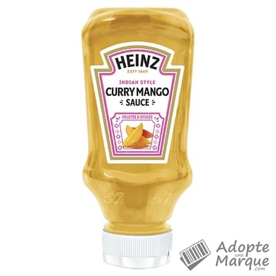 Heinz Sauce Curry Mango Le flacon Top Down de 225G
