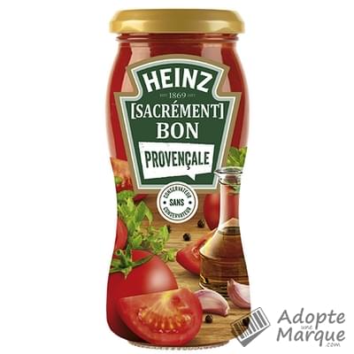 Heinz Sauce pour pâtes Sacrément Bon Provençale Le bocal de 240G