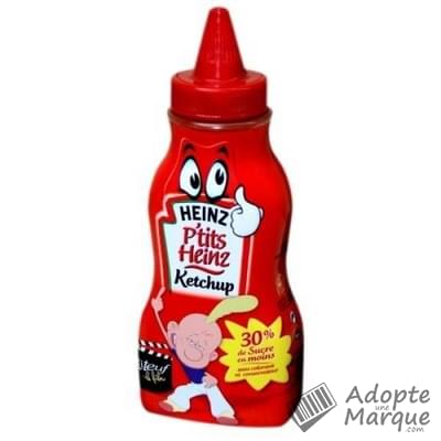 Heinz Tomato Ketchup Allégé P'tit Heinz Le flacon de 310G