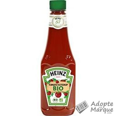 Heinz Tomato Ketchup Bio Le flacon de 580G