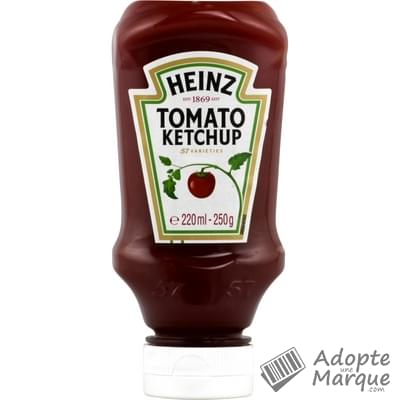 Heinz Tomato Ketchup Le flacon Top Down de 250G