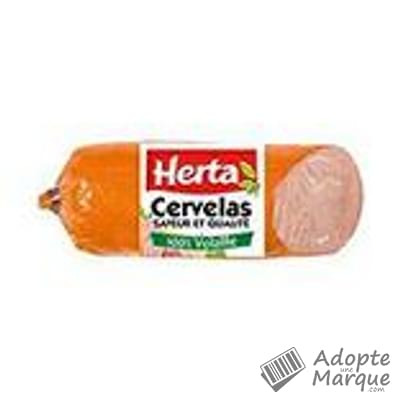 Herta Cervelas 100% volaille Le cervelas de 200G