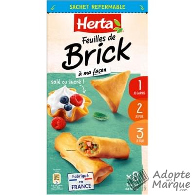 Herta Feuilles de Brick Le paquet de 8 feuilles - 136G