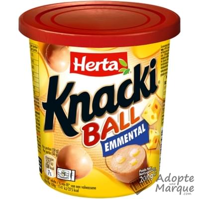 Herta Knacki Ball Sensation Cheese Le pot de 200G