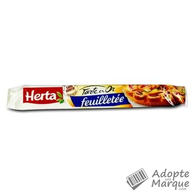 Herta Tarte en Or - Pâte à tarte Feuilletée Le sachet de 230G