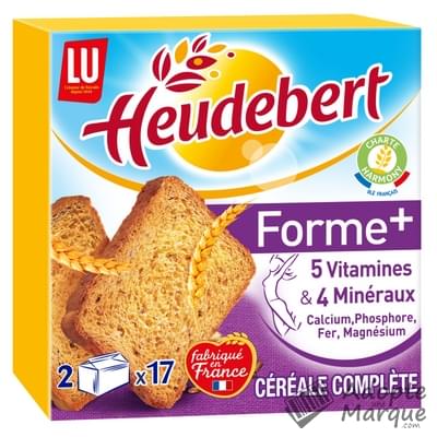Heudebert Biscottes Forme+ La boîte de 280G