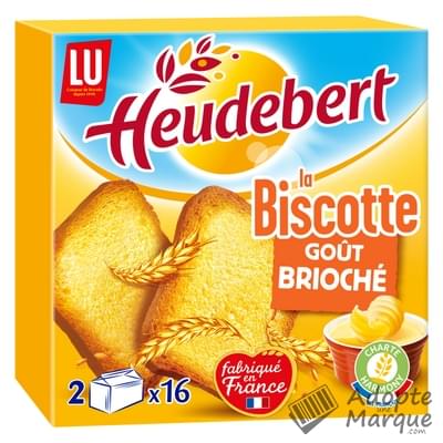 Heudebert Biscottes Goût Brioché La boîte de 290G