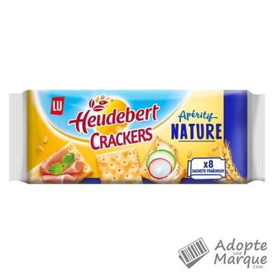Heudebert Crackers Nature Le paquet de 250G