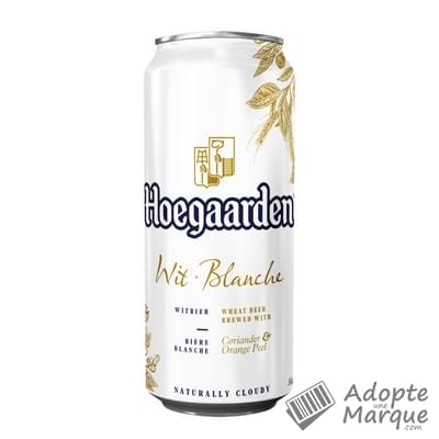 Hoegaarden Bière Blanche - 4,9% vol. La canette de 50CL