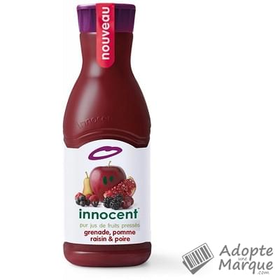 Innocent Jus de fruits frais Grenade, Pomme, Raisin & Poire - 100% Jus La bouteille de 900ML