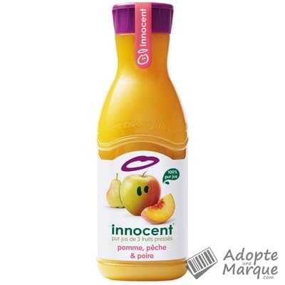 Innocent Jus de fruits frais Poire, Pomme & Pêche - 100% Jus La bouteille de 900ML