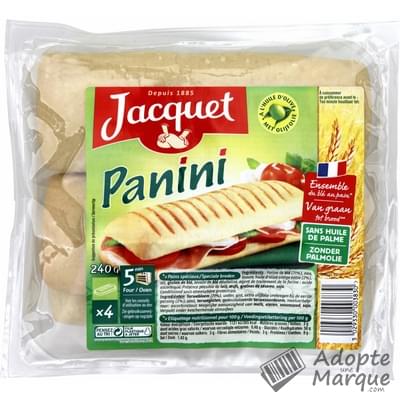 Jacquet Pains à Panini Les 4 pains - 240G