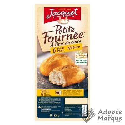Jacquet Petite Fournée - Petits Pains Nature à cuire Les 6 petits pains - 300G