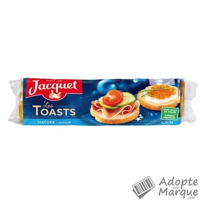 Jacquet Toast Nature Les 36 toasts - 250G