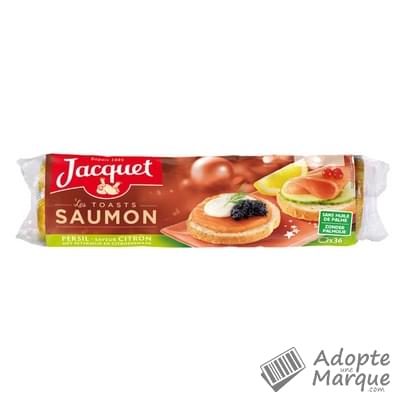 Jacquet Toast Spécial Saumon Les 36 toasts - 250G