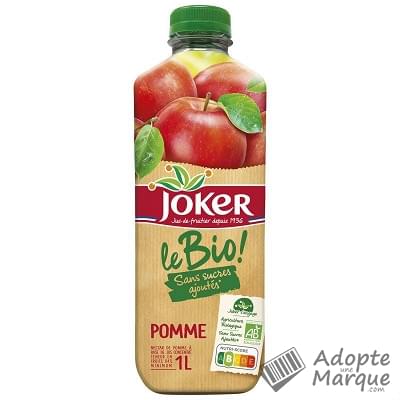 Joker Le Bio - Jus de Pomme La brique de 1L