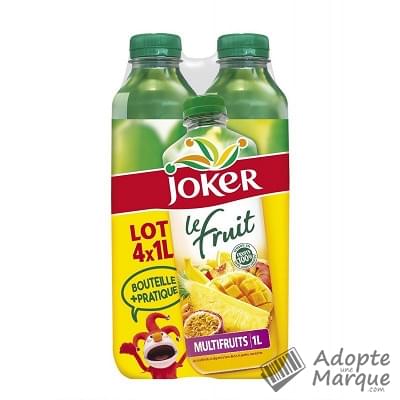 Joker Le Fruit - Jus Multifruit Les 4 bouteilles de 1L