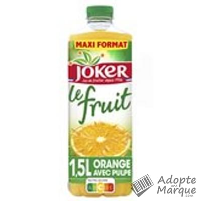 Joker Le Fruit - Jus d'Orange avec pulpe "La bouteille de 1,5L"