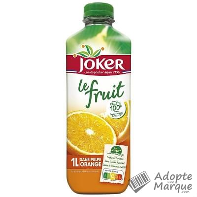 Joker Le Fruit - Jus d'Orange sans pulpe La bouteille de 1L