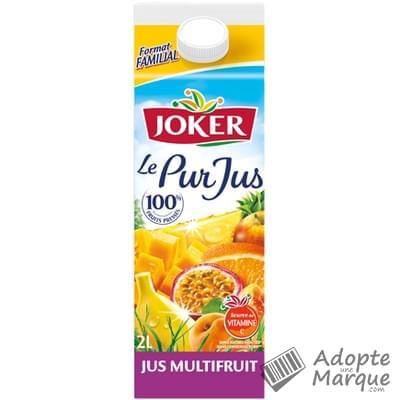 Joker Le Pur Jus - Jus Multifruit La brique de 2L