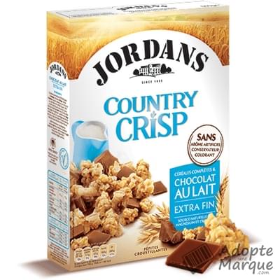 Jordans Country Crisp Chocolat au lait La boîte de 550G