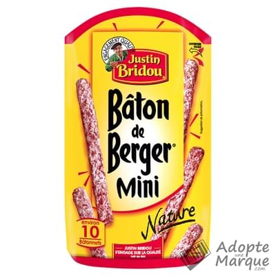 Justin Bridou Bâton de Berger - Mini Saucisson Nature Le sachet de 100G